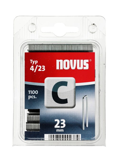 NOVUS 窄冠主食 C 型 4 英寸主食长度 23 毫米和数量 1100 Stk