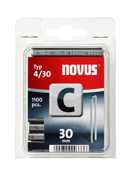 NOVUS 窄冠主食 C 型 4 英寸主食长度 30 毫米和数量 1100 Stk